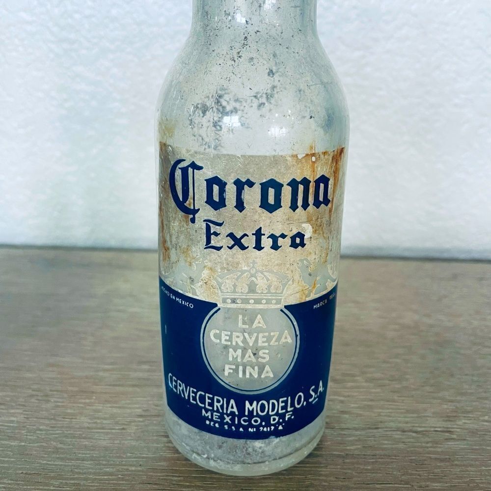 Vintage Mexican Corona Glass Beer Bottle